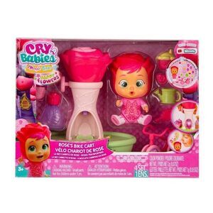 Cry Babies Magic Tears Flowers Rose Bike Cart Playset Baby‎ Doll Playset Perfume